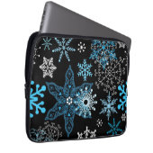 Schneeflockenmuster Laptopschutzhülle (Vorne Rechts)