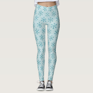 Schneeflockenmuster Leggings