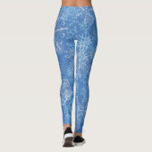 Schneeflockenmuster Leggings (Rückseite)