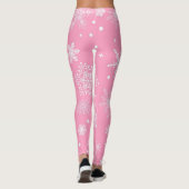 Schneeflockenmuster Leggings (Rückseite)
