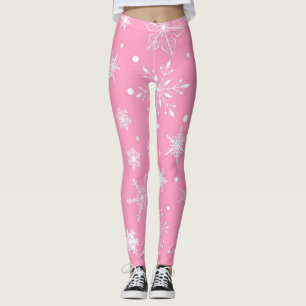 Schneeflockenmuster Leggings