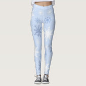 Schneeflockenmuster Leggings (Vorderseite)