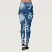 Schneeflockenmuster Leggings (Rückseite)