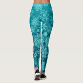 Schneeflockenmuster Leggings (Rückseite)