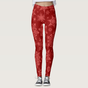 Schneeflockenmuster Leggings