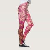 Schneeflockenmuster Leggings (Rechts)