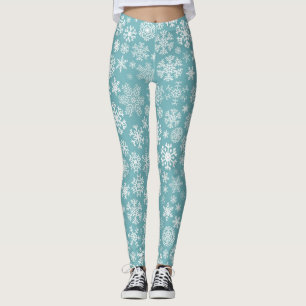 Schneeflockenmuster Leggings