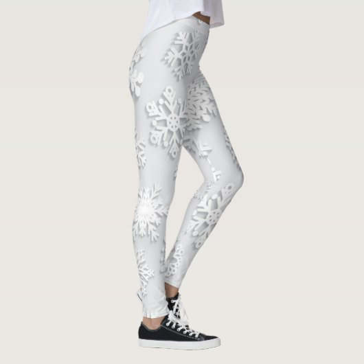 Schneeflockenmuster Leggings (Rechts)