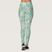 Schneeflockenmuster Leggings (Rückseite)
