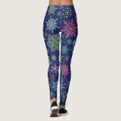 Schneeflockenmuster Leggings (Rückseite)