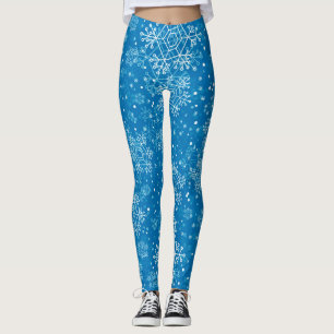 Schneeflockenmuster Leggings