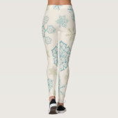 Schneeflockenmuster Leggings (Rückseite)