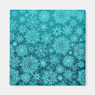 Schneeflockenmuster Magnet
