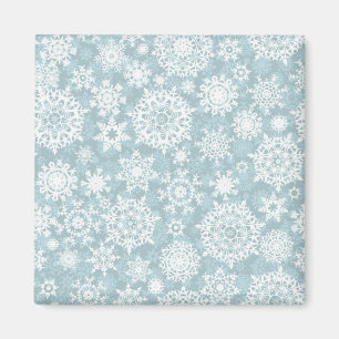 Schneeflockenmuster Magnet