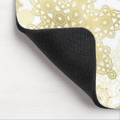 Schneeflockenmuster Mousepad (Ecke)