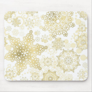 Schneeflockenmuster Mousepad