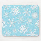 Schneeflockenmuster Mousepad (Vorne)