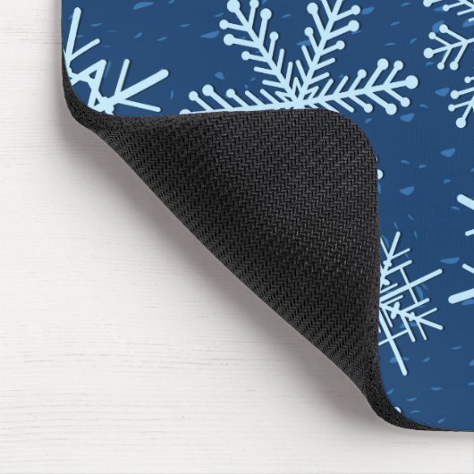Schneeflockenmuster Mousepad (Ecke)