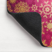 Schneeflockenmuster Mousepad (Ecke)