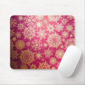 Schneeflockenmuster Mousepad (Mit Mouse)