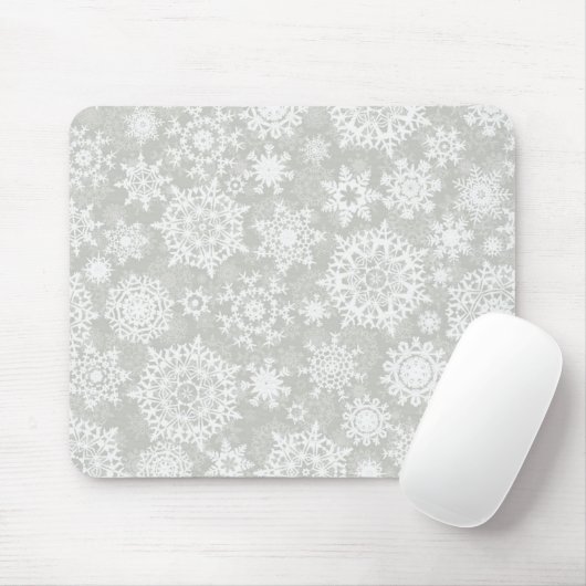 Schneeflockenmuster Mousepad (Mit Mouse)