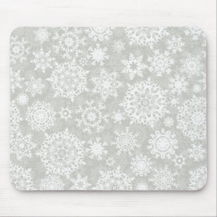 Schneeflockenmuster Mousepad