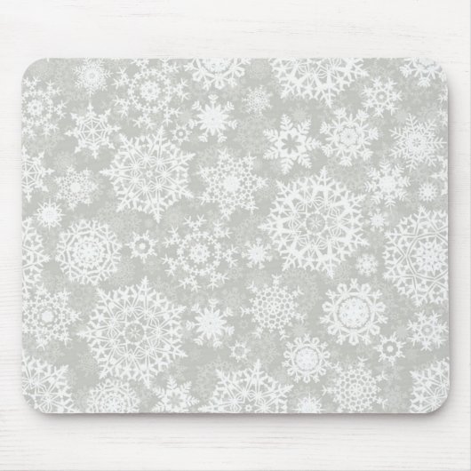 Schneeflockenmuster Mousepad (Vorne)