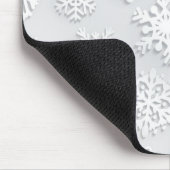 Schneeflockenmuster Mousepad (Ecke)