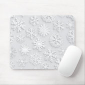 Schneeflockenmuster Mousepad (Mit Mouse)
