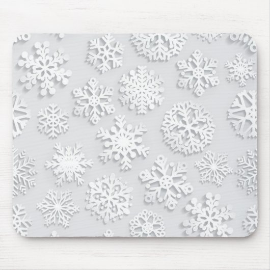 Schneeflockenmuster Mousepad (Vorne)