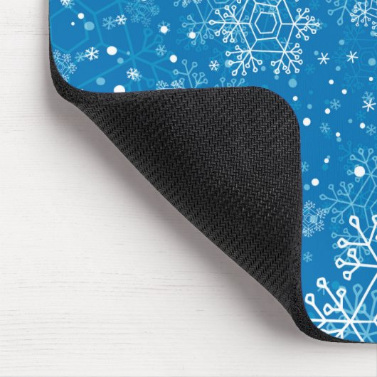 Schneeflockenmuster Mousepad (Ecke)
