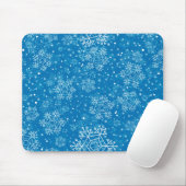 Schneeflockenmuster Mousepad (Mit Mouse)