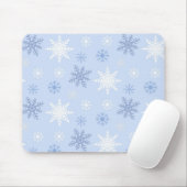 Schneeflockenmuster Mousepad (Mit Mouse)