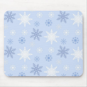 Schneeflockenmuster Mousepad