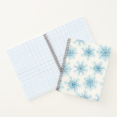 Schneeflockenmuster Notizblock (Innenseite)