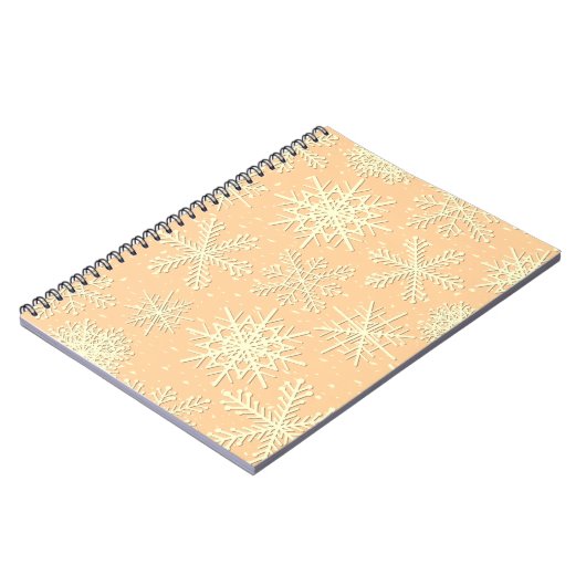 Schneeflockenmuster Notizblock (Linke Seite)