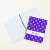 Schneeflockenmuster Notizblock (Innenseite)