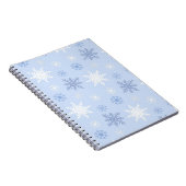 Schneeflockenmuster Notizblock (Rechte Seite)
