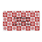 Schneeflockenmuster Rot/Weiß-Karo Thunder_Cove (Vorne)