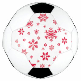 Schneeflockenmuster, Rote Schneeflocken, Schnee, W Fußball