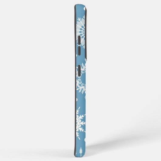 Schneeflockenmuster Samsung Galaxy Hülle (Rechte Seite)