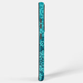 Schneeflockenmuster Samsung Galaxy Hülle (Rechte Seite)