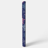 Schneeflockenmuster Samsung Galaxy Hülle (Rückseite (Horizontal))