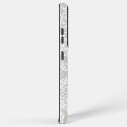 Schneeflockenmuster Samsung Galaxy Hülle (Rechte Seite)