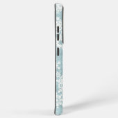 Schneeflockenmuster Samsung Galaxy Hülle (Rechte Seite)