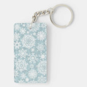 Schneeflockenmuster Schlüsselanhänger (Rückseite)