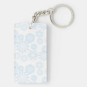 Schneeflockenmuster Schlüsselanhänger (Rückseite)