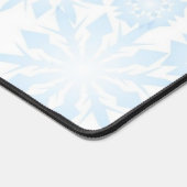 Schneeflockenmuster Schreibtischunterlage (Ecke)
