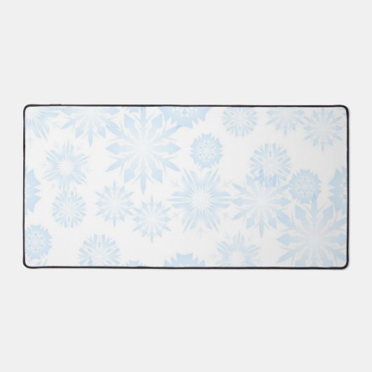 Schneeflockenmuster Schreibtischunterlage (Vorderseite)