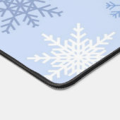 Schneeflockenmuster Schreibtischunterlage (Ecke)